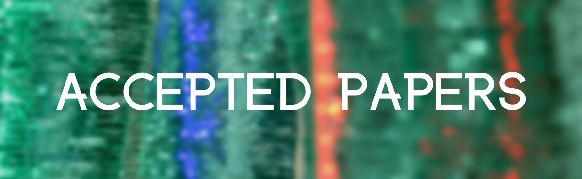 The list of accepted papers is published