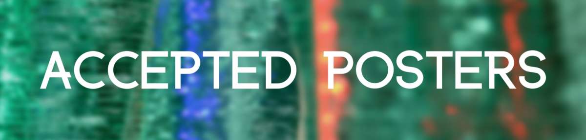 The list of accepted posters is published
